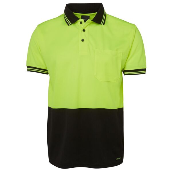 JB's Mens Hi Vis S/S Traditional Polo Thumbnail